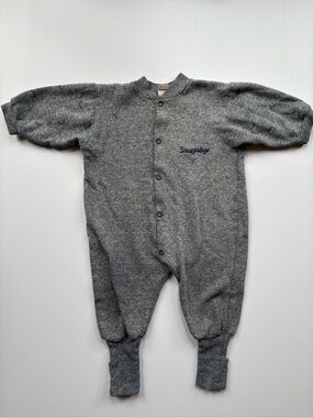 Vintage Heathered Snugabye footless sleeper